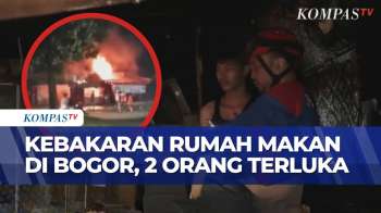 Diduga Akibat Gas Bocor, Warung Makan Di Bogor Ludes Terbakar