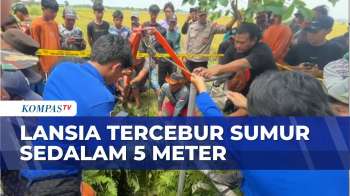 Tim Sar Evakuasi Lansia Tercebur Sumur Sedalam 5 Meter | KOMPAS MALAM