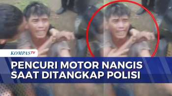 9 Kali Beraksi, Curanmor Di Palembang Menangis Histeris Saat Ditangkap Polisi | BORGOL