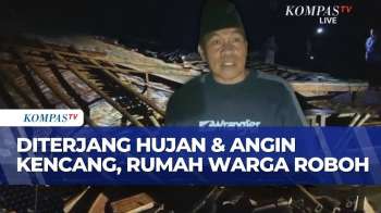 Hujan Disertai Angin Kencang Terjang Lampung, Sejumlah Rumah Dan Warung Roboh | SAPA PAGI