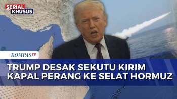 Trump Minta 7 Negara Sekutu Kerahkan Kapal Perang Tembus Blokade Iran di Selat Hormuz