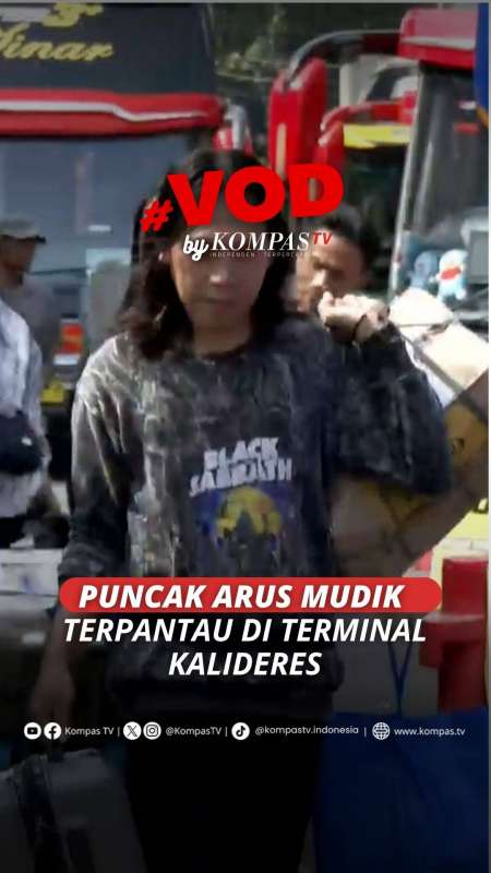 PUNCAK ARUS MUDIK TERPANTAU DI TERMINAL KALIDERES