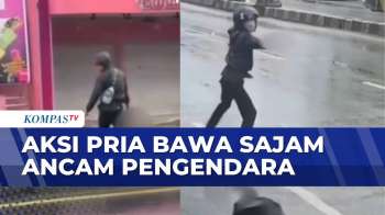 Pria Di Maros Nekat Ancam Pengendara Pakai Sajam | BERITA UTAMA