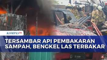 Diduga Tersambar Api Pembakaran Sampah, Bengkel Las Di Cengkareng Terbakar | BERUT