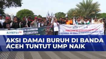 Buruh Di Banda Aceh Tuntut Kenaikan Upah Minimum Provinsi | INDONESIA UPDATE