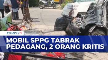 Diduga Ugal-Ugalan, Mobil SPPG Tabrak Pedagang Kaki Lima Di Bekasi | BERITA UTAMA