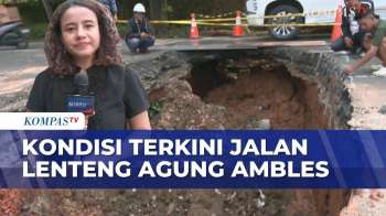 Geger Jalan Ambles Di Lenteng Agung Picu Macet Parah Ke Arah Depok | INDO UPDATE