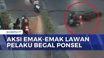 Terekam CCTV! Inilah Aksi Emak-Emak di Bekasi Lawan Pelaku Jambret Ponsel | KOMPAS MALAM