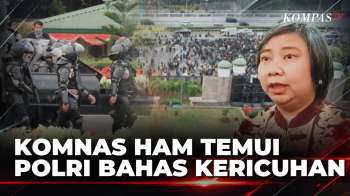 Disorot Komnas HAM! Kericuhan Pascademonstrasi 27 Agustus Dibahas dengan Polri | KOMPAS MALAM