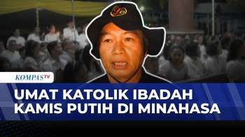 Gereja Rusak Akibat Gempa, Umat Katolik Minahasa Gelar Ibadah Kamis Putih Di Pelataran