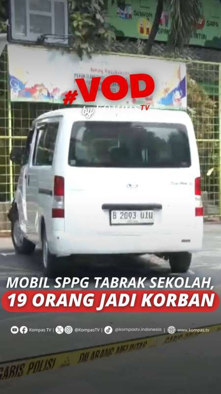MOBIL SPPG TABRAK SEKOLAH, 19 ORANG JADI KORBAN