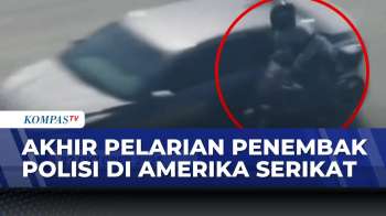 Kejadian Dramatis Di California: Terduga Pelaku Penembakan Polisi Terpental Usai Dikejar Petugas