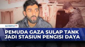 Krisis Listrik Gaza, Pemuda Sulap Mobil Militer Israel Jadi Tempat Charging | KOMPAS PAGI
