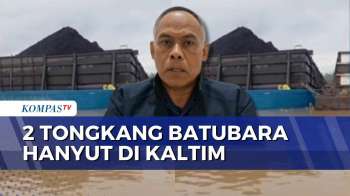 Tali Towing Putus, 2 Kapal Tongkang Batubara Terbawa Arus Di Sungai Mahakam | BERUT