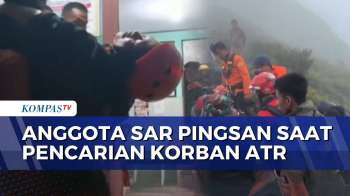 Kelelahan, Anggota SAR Pingsan saat Cari Korban Pesawat ATR 42-500 di Bulusaraung | BERUT
