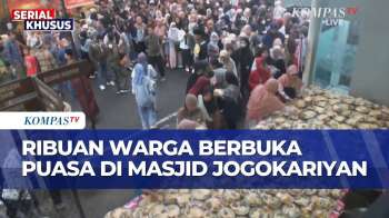 Warga Antre Buka Puasa Gratis Di Masjid Jogokariyan, 3.800 Porsi Disediakan Setiap Harinya | BU