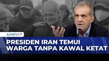 Haru! Momen Presiden Iran Turun Ke Jalan Saat Aksi Hari Quds Di Teheran, Tanpa Dikawal Ketat