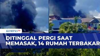 Kebakaran Di Singkil Manado, 14 Rumah Hangus Terbakar | KOMPAS MALAM