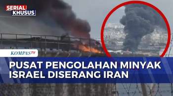 Serangan Rudal Iran Hantam Kilang Minyak di Israel, Kepulan Asap Membumbung Tinggi | BERUT