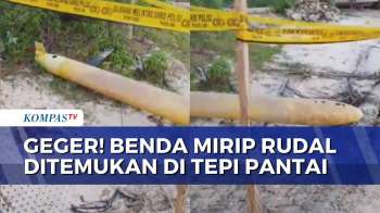 Warga Sumenep Digegerkan Penemuan Benda Mirip Rudal Di Tepi Pantai | BERUT