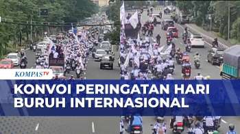 Konvoi Buruh Di Surabaya Warnai Peringatan Hari Buruh Internasional 2026 | INDONESIA UPDATE