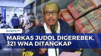 Polisi Tangkap 321 WNA Sindikat Judol Di Hayam Wuruk, Paspor Dan Uang Miliaran Rupiah Disita