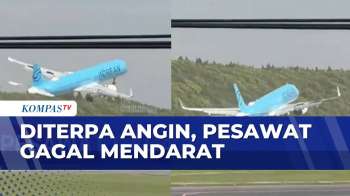 Penampakan Pesawat Gagal Mendarat Di Bandara Narita, Tokyo | BERITA UTAMA