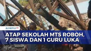 Atap Kelas MTs Di Sragen Ambruk Saat Belajar, 7 Siswa Dan 1 Guru Terluka | BERUT