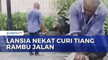 Nekat Curi Tiang Rambu Jalan, Lansia di Surabaya Jadi Tersangka | BERUT