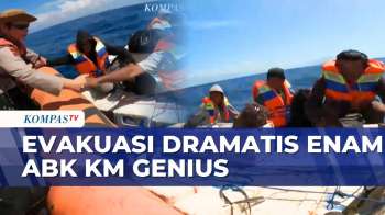 KM Genius Hampir Tenggelam Menuju Kangean, Enam ABK Dievakuasi Tim SAR Gabungan | KOMPAS MALAM