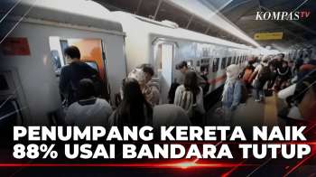 Bandara Ditutup! Penumpang Kereta Surabaya-Jakarta Melonjak 88 Persen | BERUT
