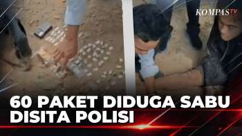 60 Paket Diduga Sabu Disita Polisi, 3 Orang Ditangkap Di Kuantan Singingi | BORGOL