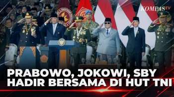 Momen Jokowi dan SBY Hadir di HUT ke-81 TNI, Prabowo Pimpin Upacara | SAPA MALAM