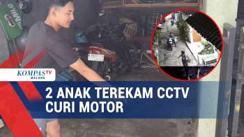 2 Anak di Malang Terekam CCTV Curi Sepeda Motor!
