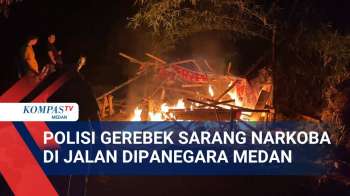 Polisi Bergumul Dengan Pelaku Narkoba Hingga ke Sungai