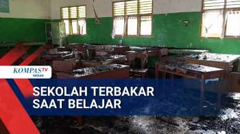 Kebakaran Di SMA Negeri 5 Padangsidimpuan Diduga Karena Arus Pendek Listrik
