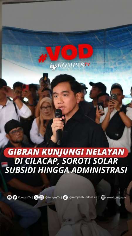  Gibran Kunjungi Nelayan di Cilacap, Soroti Stok BBM hingga Masalah Administrasi