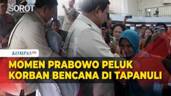 Haru! Presiden Prabowo Peluk Korban Bencana Banjir–Longsor Di Tapanuli Tengah Yang Menangis
