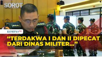 Tok! 2 Prajurit TNI Divonis Dipecat Dari Dinas Militer Kasus Penyiraman Air Keras Andrie Yunus