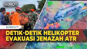 Detik-Detik Caracal Angkat Jenazah Korban ATR 42-500 Di Lereng Curam Bulu Saraung