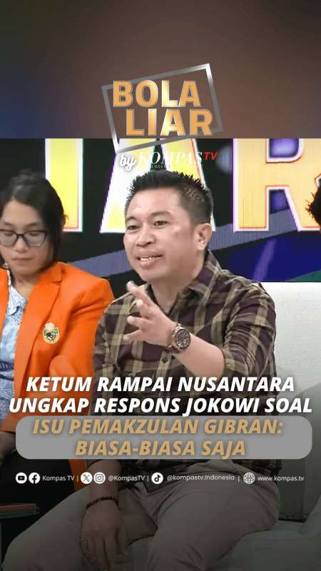 KETUM RAMPAI NUSANTARA UNGKAP RESPONS JOKOWI SOAL ISU PEMAKZULAN GIBRAN: BIASA-BIASA SAJA