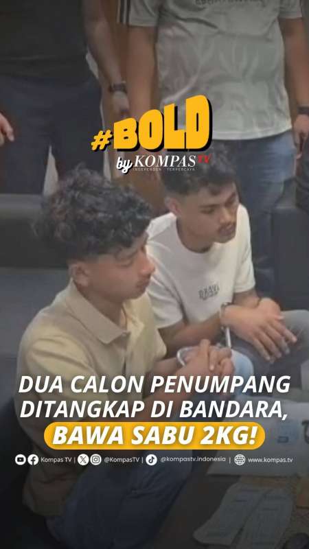 DUA CALON PENUMPANG DITANGKAP DI BANDARA, BAWA SABU 2 KILOGRAM!