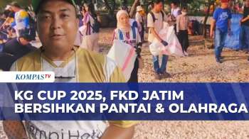 Semarak KG Cup 2025: Pantai Kenjeran Dibersihkan, Karyawan Gelar Senam Di Taman Suroboyo