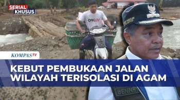 Kebut Pembukaan Jalan Wilayah Terisolasi Di Agam, Begini Penampakan Jembatan Kayu Darurat