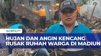 Hujan Dan Angin Kencang Terjang Madiun: Puluhan Atap Rumah Warga Rusak Hingga Tertimpa Pohon