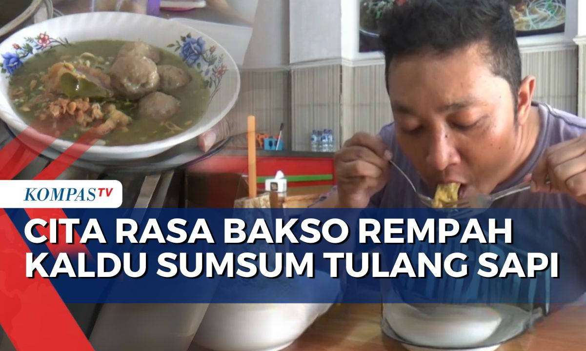 Bakso Rempah Kaldu Sumsum Tulang Sapi, Sensasi Gurih Unik dan Kaya Rasa dari Jember