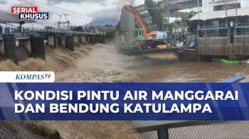 Debit Pintu Air Manggarai Lebihi Batas Normal, Bendung Katulampa Siaga 3