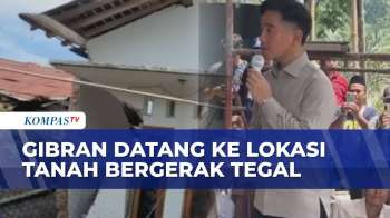Datang Ke Lokasi Bencana Tanah Bergerak Tegal, Wapres Gibran: Huntara Dan Huntap Segera Dibangun