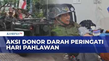 Aksi Donor Darah Peringati Hari Pahlawan, Peserta & Nakes Kenakan Kostum Pahlawan Dan Adat