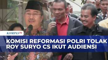 Komisi Reformasi Polri Tolak Roy CS Ikut Audiensi, Jimly: Kita Tak Menerima Yang Statusnya Tersangka